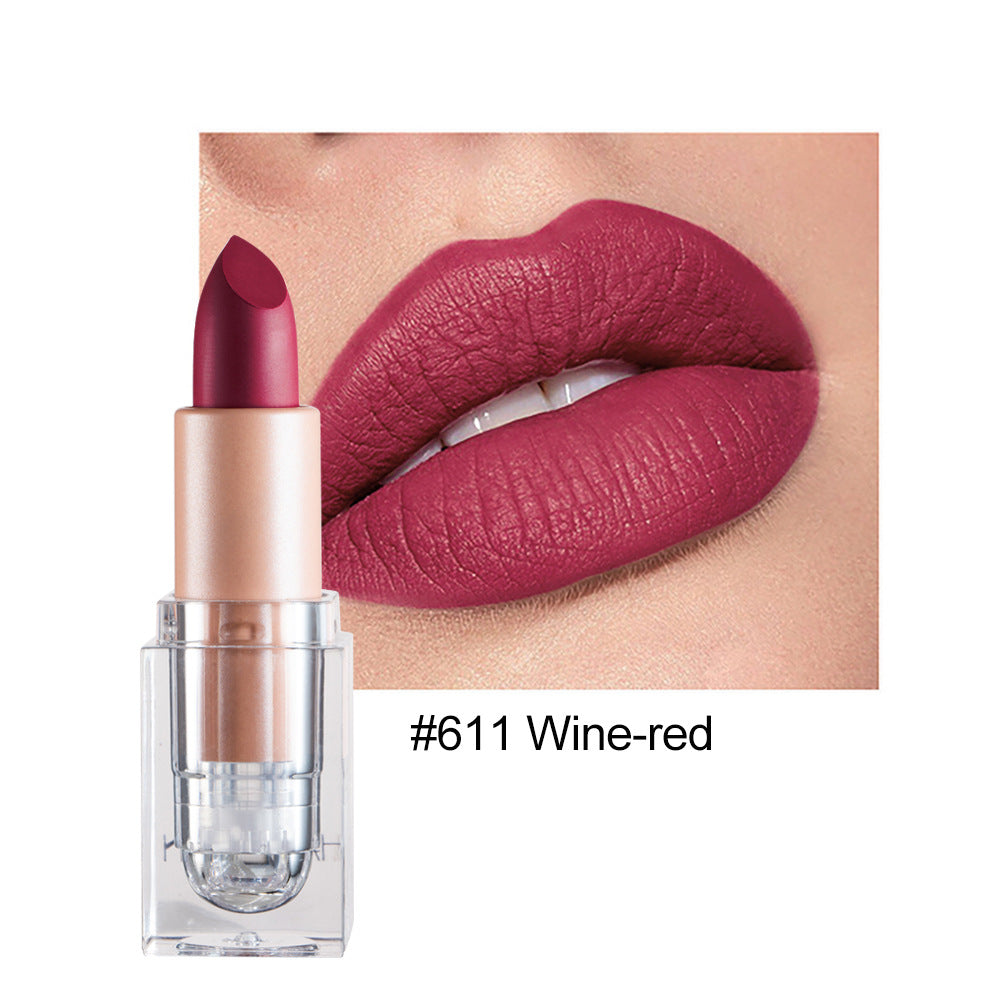 HANDAIYAN Premium Matte Lipstick - 12 Shades of Nude Pink