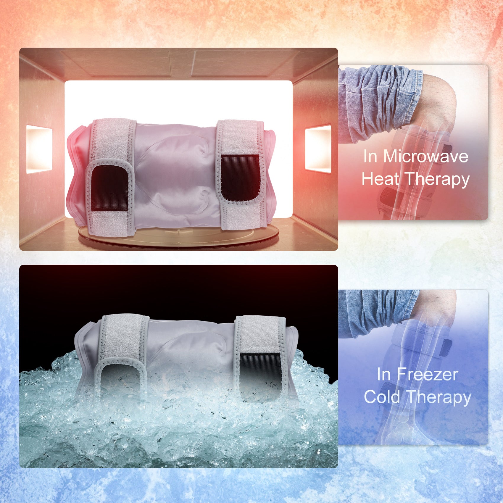 New Product Gel Hot And Cold Compress Knee Pads Shoulder Pads Knee Joint Ice Compress Elbow Joint Health Care - Korvel