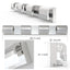 Modern 4-Light LED Vanity Lighting for Bathrooms
