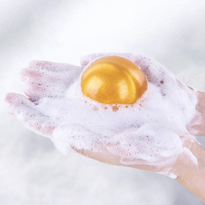 24K Gold Handmade Crystal Jelly Ball Soap