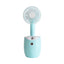 New Rotary Spray Fan USB Rechargeable Mini Humidifier Portable Silent Shaking Head Fan - Korvel