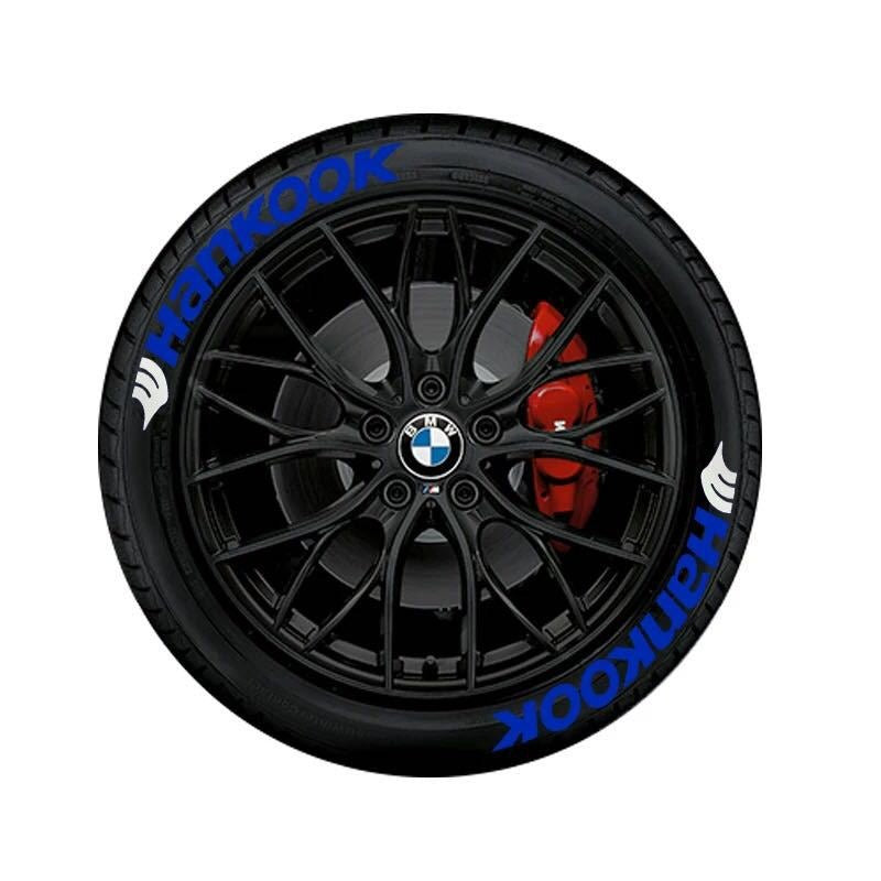 【 Font Set 】 Car Tire Stickers Tire Letter Stickers English Letter 3D Stereoscopic Stickers - Korvel
