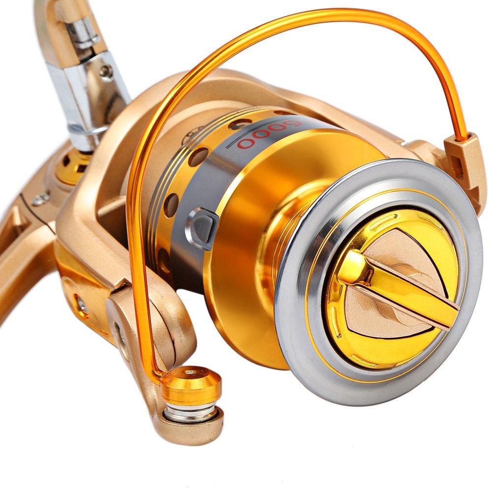 YUMOSHI HF 1000 - 7000 Fishing Reel Metal Spool Spinning Fishing Reels Folding Arm 10-Ball Bearing 5.5 : 1 Fly - Korvel