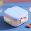 Microwaveable Portable Lunch Box with Compartments and Cutlery