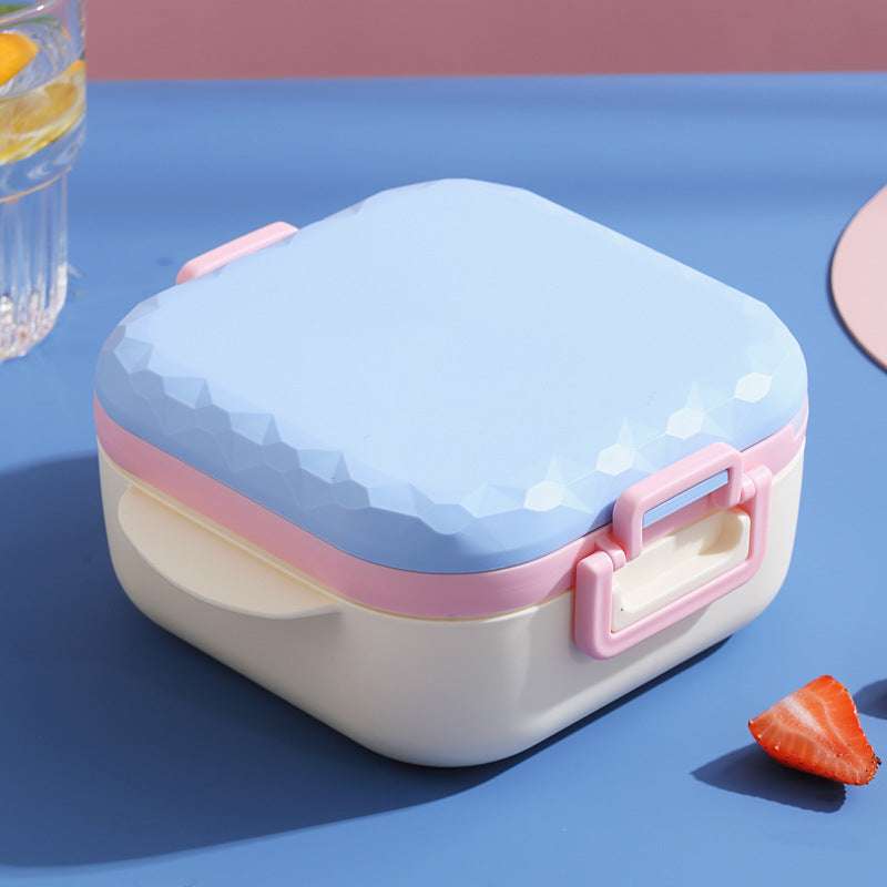 Microwaveable Portable Lunch Box with Compartments and Cutlery
