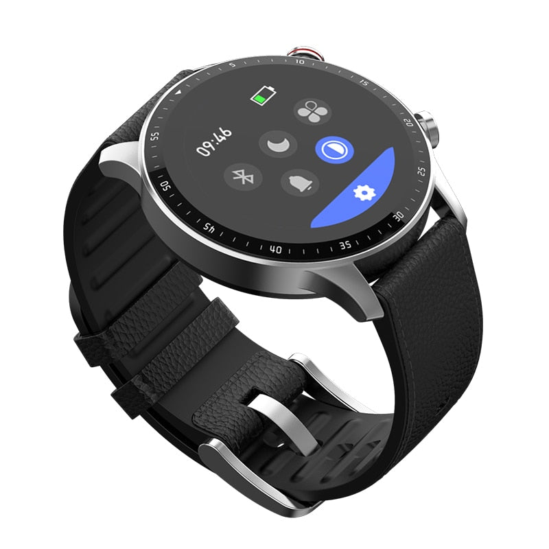 New FG08 1.3 Inch Smart Watch Full Touch Round Screen Display Bluetooth Call  Waterproof  TWS Music Smartwatch for Android IOS - Korvel