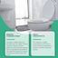 Toilet Toilet Decontamination Cleaner, Multi-Effect Dirt Dissolver Toilet Tile Cement Floor Decontamination - Korvel