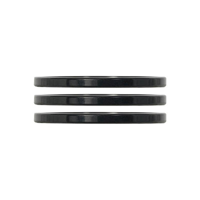 Industry Nine iRiX Headset Spacer - 1-1/8'' Height: 2.5mm Aluminum Black (3pcs)