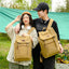 Travel Backpack - Washed Canvas Casual Large Capacity