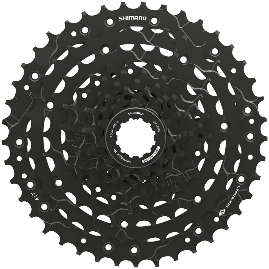 Cassette Shimano CUES CS-LG300-9 - 9 Velocidades 11-41t LINKGLIDE Negro