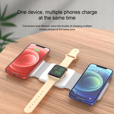 3-in-1 Magnetic Folding Wireless Charger for Devices