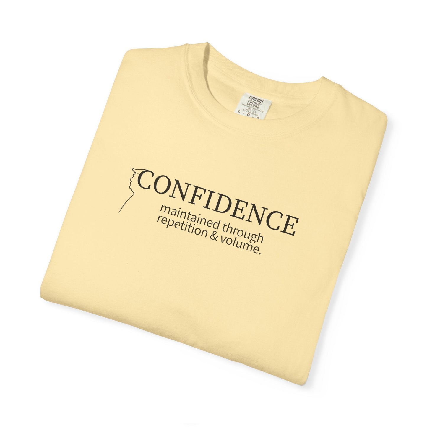 Camiseta Confidence Maintained – Edición Tipografía Minimalista