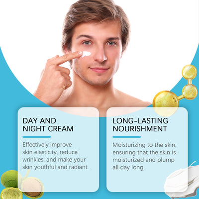 Men's Moisturizer, Deeply Nourishes Facial Skin And Improves Skin Quality - Korvel