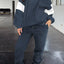 Drop Shoulder Loose Sweatshirt and Joggers Active Set