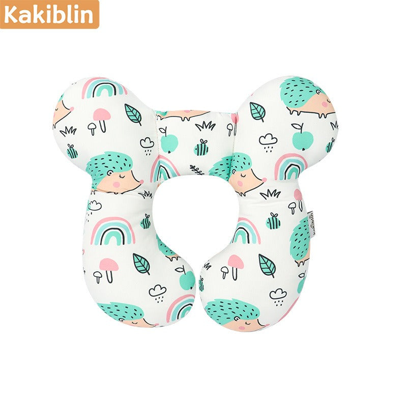Baby head protection U-shaped pillow stroller fixed head pillow Car seat sleeping protection head and neck pillow - Korvel