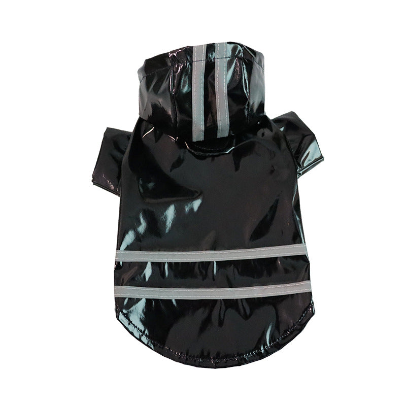 Premium Waterproof Pet Raincoat with Reflective Strips