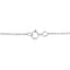 Pendentif en étoile de mer en argent sterling .925 avec accent en diamant - 18"