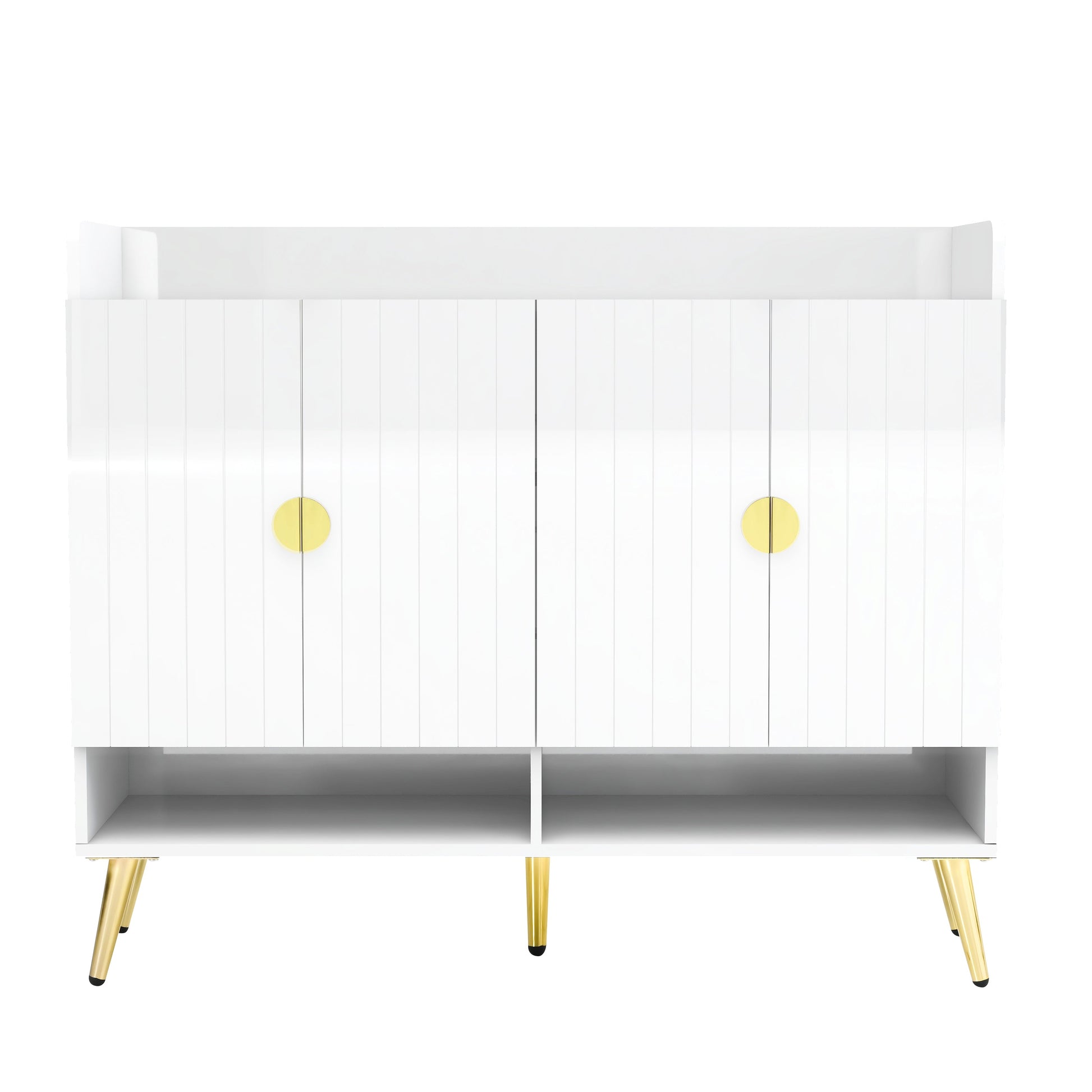 U-Can shoe cabinet with door, 11 layers with adjustable shelves, modern wooden shoe cabinet (PVC surface) - Korvel