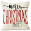 Christmas hat pillowcase linen Christmas tree letter print pillowcase holiday - Korvel