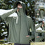 Womens Ice-Silk Wide-Brimmed Loose Sun-Protection Coat