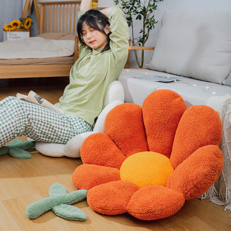 Coussin de siège en peluche floral pour le confort et le style