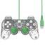 Transparent Shell USB Game Controller for PC and Consoles