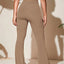 Full Size High-Waist Flare Active Pants