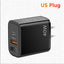 Chargeur de téléphone mobile numérique 40W PD+USB
