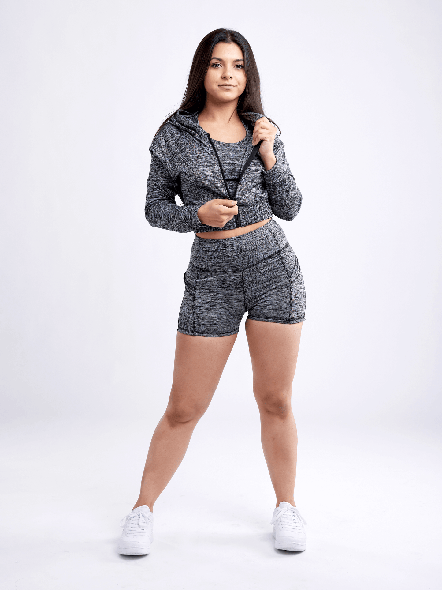 Shorts de sport taille haute JupiterGear avec poches latérales