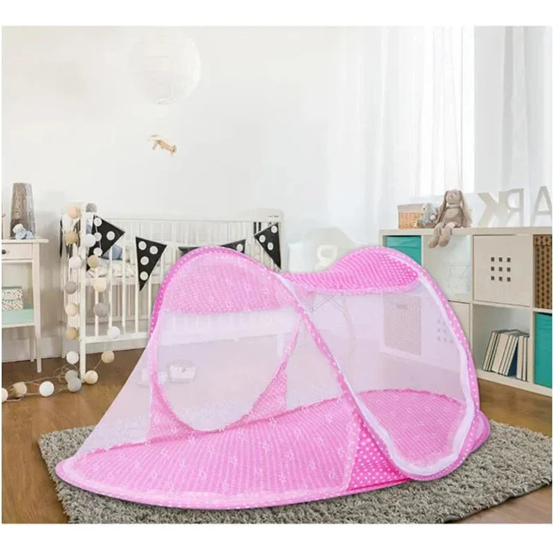 Folding Mosquito Net with Sleeping Pad for Children