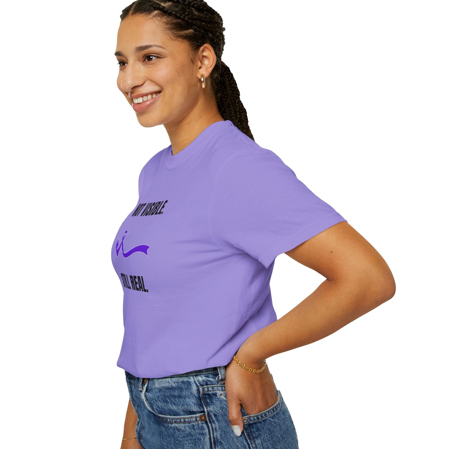 Not Visible. Still Real. T-Shirt - Epilepsy Awareness