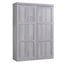 Full Size Murphy Bed, can be Folded into a Cabinet Gray - Korvel
