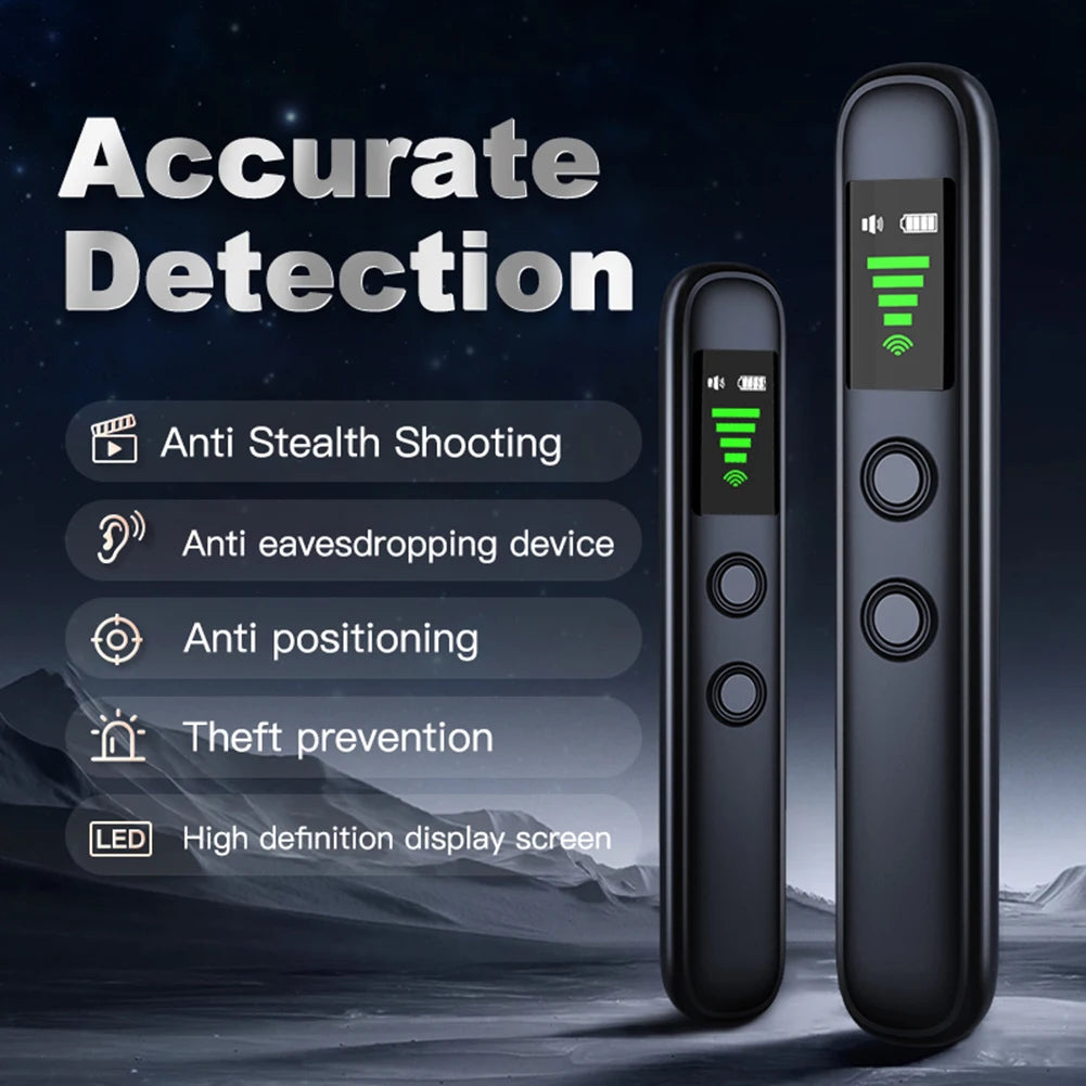 T66 GPS Tracker Detector Multifunctional Infrared Anti-Positioning Anti-Eavesdropping Tracking Scanning Camera Detector for Car - Korvel