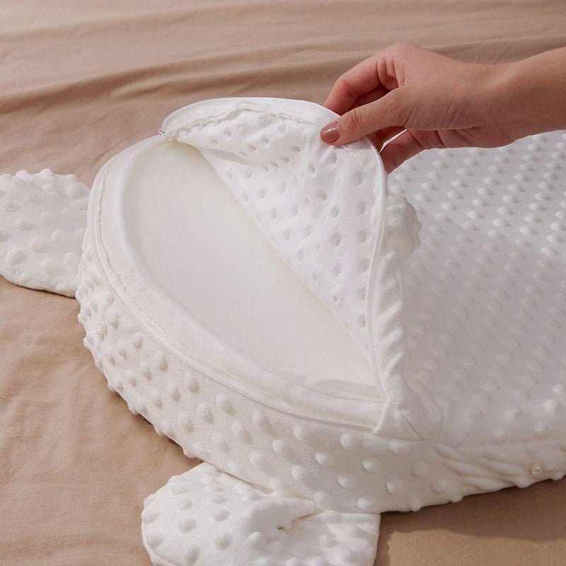 Baby anti-spitting up milk slope pillow anti-overflow choking milk baby pillow newborn slope pad - Korvel
