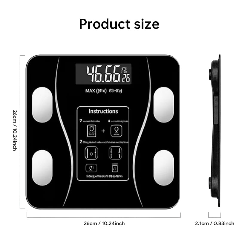 Balance Bluetooth Intelligent Premium avec Analyse Corporelle Complète