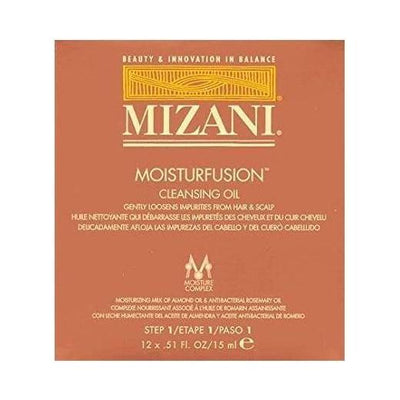 Mizani Moisturfusion Cleansing Oil - 12 Pack (0.51 Oz Each)