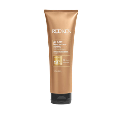Tratamiento Redken All Soft Heavy Cream con Aceite de Argán - 8.5 Fl. Oz.