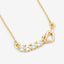 Collier en argent sterling avec aquamarine véritable de 0,24 carat