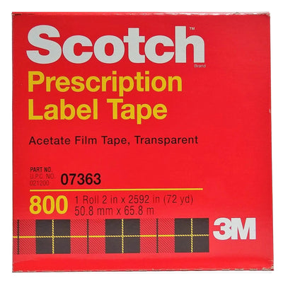 Cinta Protectora para Etiquetas de Recetas Scotch, 2 in x 72 yd