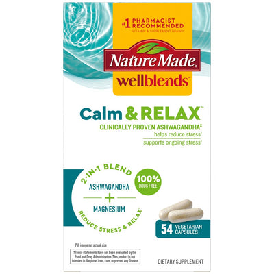 Nature Made Wellblends Calm & Relax - Ashwagandha & Magnesium