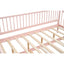Full Size Pink Daybed with Trundle and Support Legs