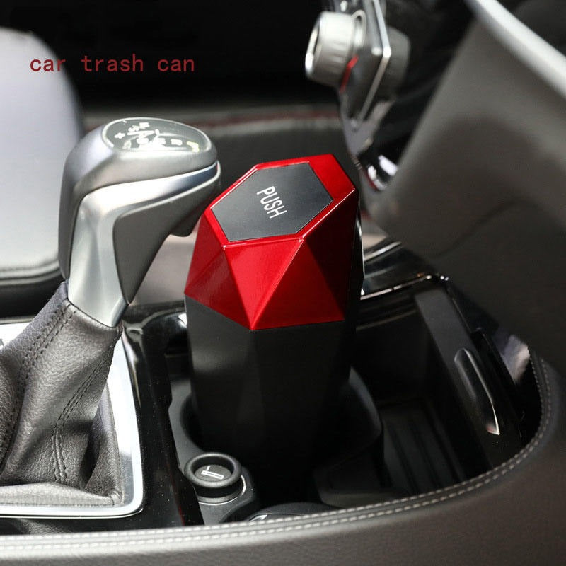 Simple car trash can car door storage box creative desktop storage tube cup holder classification trash can mini - Korvel