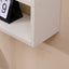 Bookshelf, Freestanding Wood Open Bookcase with 5 Cubes, with 2 keyhole hangers, Home Office Décor Rectangular Storage - Korvel