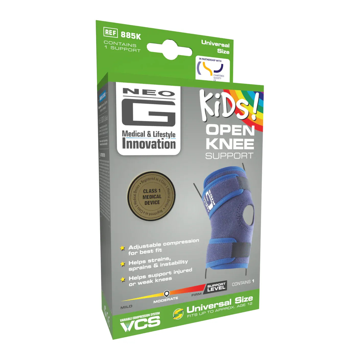 Soporte de Rodilla Abierto para Niños Neo G - Talla Única