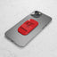 Minimal Line Portrait Phone Grip — Red Signal Edition