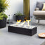 Rectangular three hole alcohol fireplace desktop home real fire heating alcohol lamp outdoor portable stove - Korvel