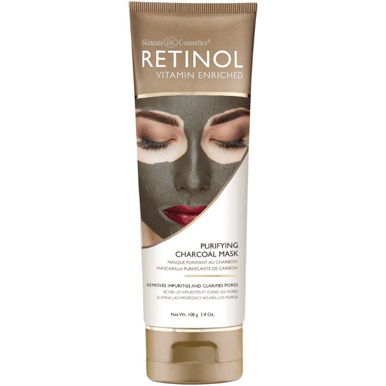 Mascarilla Purificante de Carbón con Retinol - 3.4 Oz
