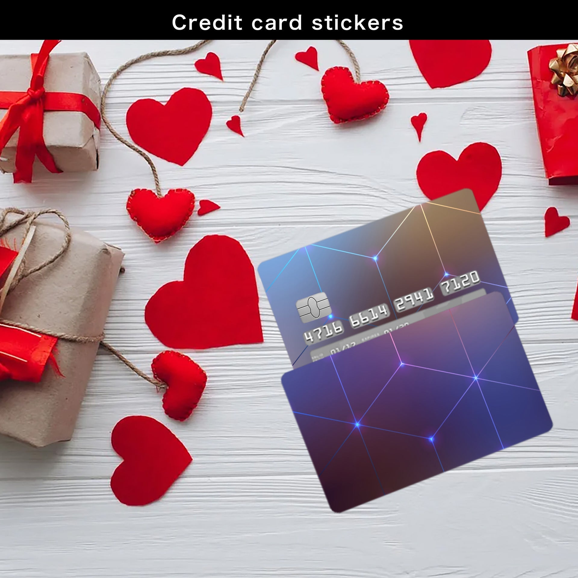Top selling product suitable for credit card stickers, art decoration card stickers - Korvel