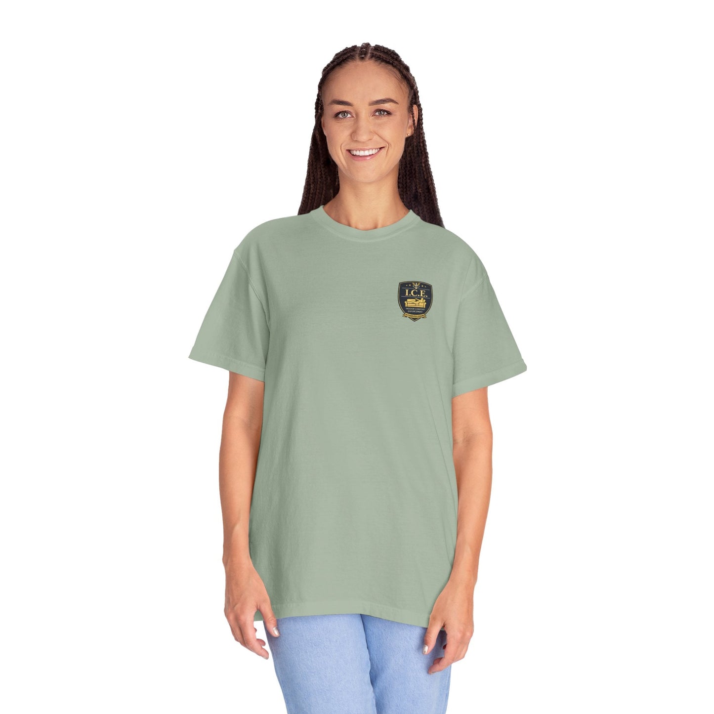 I.C.E. Badge T-Shirt | Institute of Cozy Excellence Tee