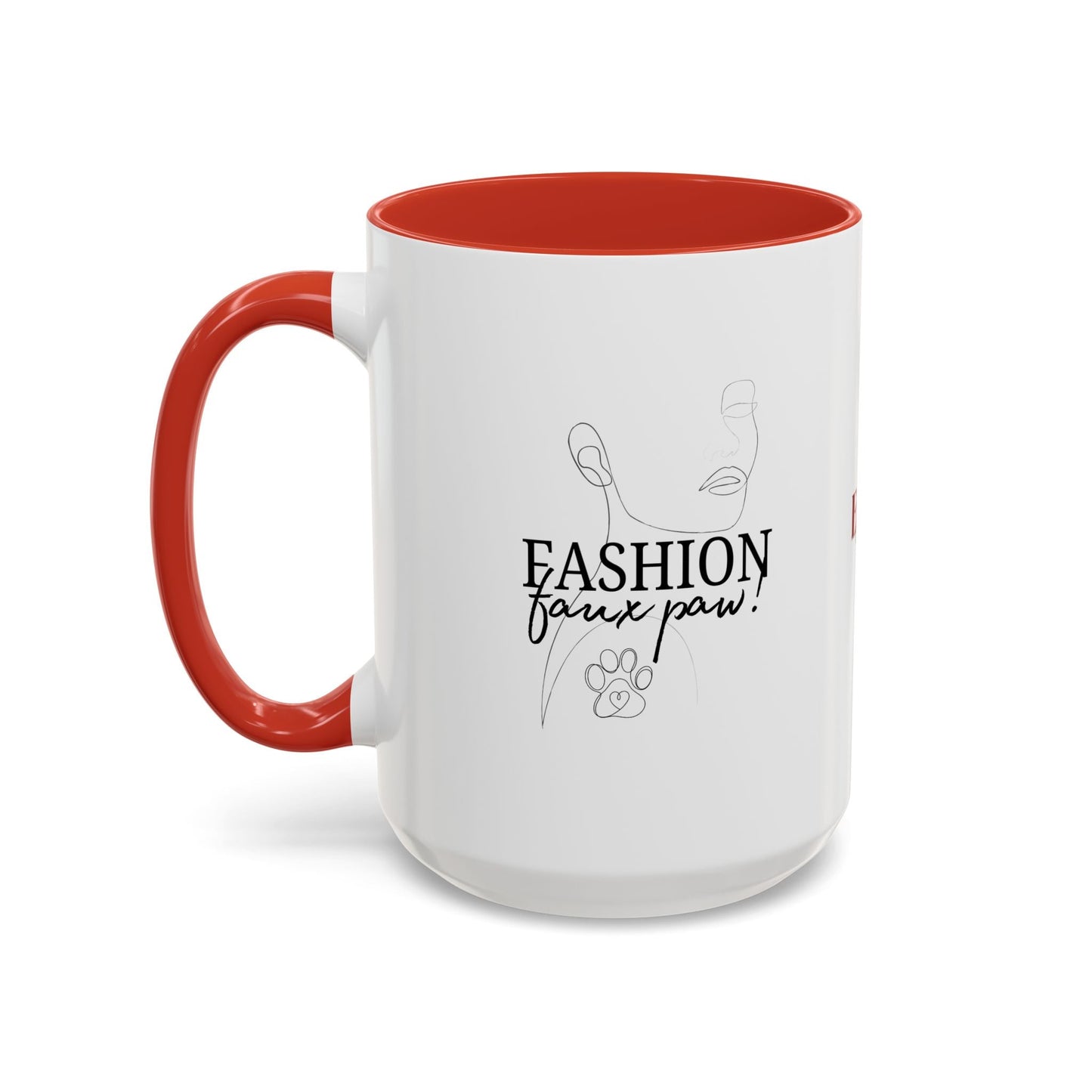 Stylish Faux Paw Accent Coffee Mug - Perfect for Your Brew (11oz & 15oz) - Korvel